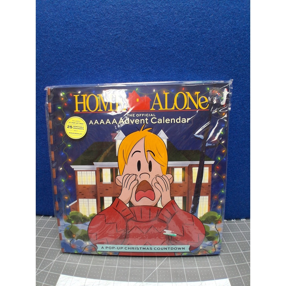 Home Alone Advent Calendar Blue Pop Up Christmas Countdown 25 Ornaments